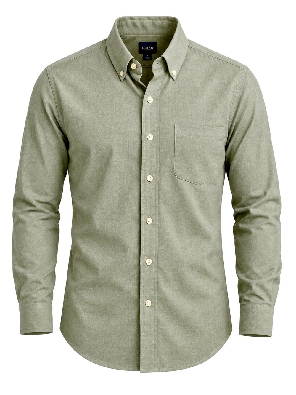 J.Crew Linen Button Down Shirt Sage Green Men’s Large